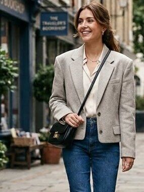 Lady's jacket, tailored. size M-L (EU 40, UK 38)